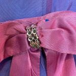 Kiki Vintage Y2K Iridescent Dress Tulle Lace-Up Corset Strapless Prom Dance Party Bow Photo 8