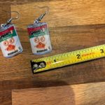 Campbell's Spaghetti and Meatballs Can Earrings Fun Novelty Food Jewelry Gift Red Photo 4
