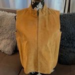 DCC MISSY Tan Color Suede Leather Front Zipper Vest Size Medium Photo 0