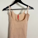SPANXsculpt OnCore Open-Bust Mid-Thigh Bodysuit in Soft Beige Size Large Photo 3