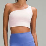 Lululemon Align Asymmetrical Bra Light Support A/B Cup Flush Pink Size 6 Photo 0