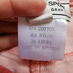 St. John Sport Marie Gray Pants Womens Size 2 Pink Straight Leg Preppy Vintage Photo 4