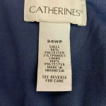 Catherines  navy blue sequin lace tank top size 34WP Petite Womens Plus Wedding Photo 3