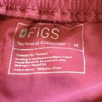 FIGS  Yola Technical Women Medium Burgundy Red Drawstring Scrub Pants TW2000R Photo 4