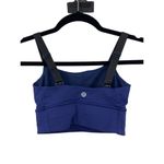 Lululemon  Bra Womens 2 Sports Both Ways Hero Blue Black Convertible Longline Photo 1