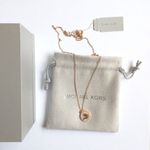 Michael Kors New! Crystal Zodiac Pisces Gold-plated Sterling Silver Necklace Photo 6