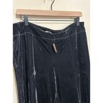 Soma NEW  Velvet Pants Size Large Gray Loungewear Elastic Waist Pant with Pockets Photo 7