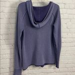 Title Nine lilac textured woven full zip hooded activewear jacket size Small Photo 7