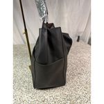 Anthropologie  Women's Black Leather Hobo Shoulder Bag Photo 4