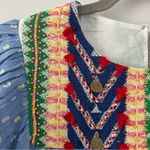 Anthropologie Verb by Pallavi Singhee Rhapsody Besticke Embroidered Blouse NWT S Photo 3