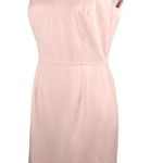 Mundi Gianni Bini Dress 6 Pink Cap Sleeves Sheath Lined Back Zipper Photo 0