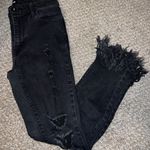 Black Label Black Skinny Ripped Jeans Photo 0