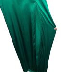 Amanda Uprichard X Revolve Mezcal 100% Silk Maxi Gown In Dark Green Photo 4