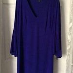 Ralph Lauren Lauren by  Flounce bell Sleeve V-Neck Dress about knee length, sz 6 Photo 0