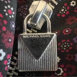 Michael Kors zip up long sleeve blouse w/2 pockets and cute zipper pull size M Photo 7