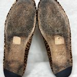 Tory Burch Benton Black Tan Leopard Flats/Loafers Size 6M Photo 6