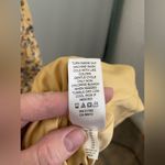 Maurice's ‎ Babydoll Dress Yellow Floral Short Flutter Sleeve Tiered Ruffle XS Photo 3