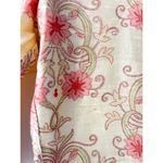 Savannah Morrow Ahimsa Pant in Orla NWT Silk Floral Print High Rise Flare Medium Pink Photo 9