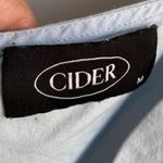 Cider  Light Blue Deep V Mutton Sleeve Dress Photo 4