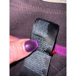 The North Face L Fitted Fleece Mid layer Long Sleeve Deep Plum Purple Top Photo 9