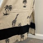 Novelty Giraffe Palm Tree Safari Print Maxi Dress Size 16 Beach Resort Photo 3