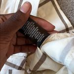 Worthington  Off White/Brown Windowpane Shorts SIZE 12 Photo 3