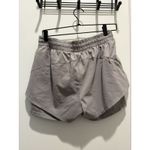 Athleta Shorts Women's Medium M Gray Grey Racer Run 2-in-1 Athletic Running Photo 3