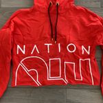 PE Nation red hoodie Photo 1