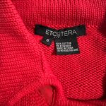 Etcetera  Vibrant Red Double-Breasted Pea Coat Photo 1