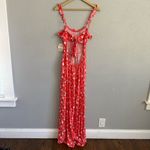 Altar'd State  Floral Jumpsuit Open Back Size Medium NWT Pockets‎ Photo 2