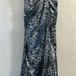 Tiffany Designs  Beaded Long Satin Dress. Size 14 holiday cocktail mermaid Photo 0