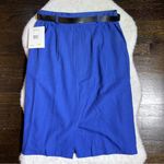 NWT Vintage Kathie Lee Collection Royal Blue Midi Skirt Size 12 Photo 3