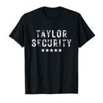 NWT Taylor Security Team Graphic Black T Photo 0