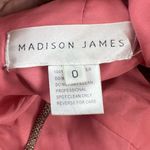 Madison James  metallic lace up back slit front gown sz 0 Photo 6