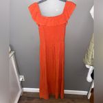 Le chateau Orange Maxi Dress Photo 1