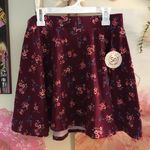 Authentic American Heritage Purple floral skater skirt NEVER WORN size Large Photo 0