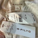 PilyQ Pink Black Striped Glitter Maxi Halter Dress MEDIUM /LARGE Beach Faith NEW Photo 9