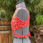 Verdelimon Calico Bikini Top Red Paisley size M Size M Photo 3