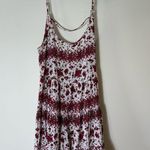 Brandy Melville Womens Rose Flower Sundress Red White Photo 1