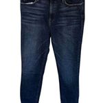 Frame  Women's High Rise Le High Skinny Jeans Dark Blue Size 31 Denim Stretch Photo 0