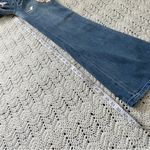 Pilcro and the Letterpress Pilcro High Rise Rose Patchwork Trouser Bootcut Flare Jeans (Size 28) floral Photo 4