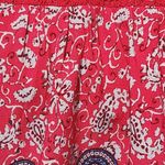 Francesca's  Alya Antonia Red Floral Overlay Romper Size Small Photo 4