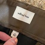 Aritzia Wilfred Free 14 Ascendant Pant High Waisted Vegan Leather Utility Brown Photo 5