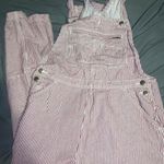 Pinstriped Overalls Multiple Photo 2