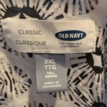 Old Navy Womens Size XXL Tall Multicolor Boho Print Classic Cotton Button Shirt Photo 4