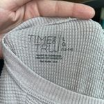 Time & Tru Waffle Weave Long Sleeve Tee- Large Photo 2