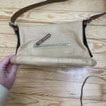 Coach  BEIGE # k0782-f10938 ZIPPER OPEN LADIES LEATHER PURSE - SHOULDER BAG Tan‎ Photo 8
