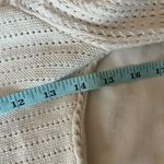 American Eagle  Crochet Cream Long Sleeve Crop Size Small Photo 5