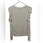 Maison D'Amelie Paris white long sleeve Top size small Photo 2