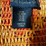 House of Harlow  1960 women's size medium ruched crop satin orange top Photo 2